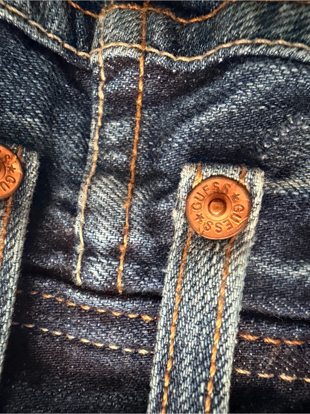 Vintage Premium Guess Hand-Made Limited Edition Flared Jeans 32X34 Made in USA - Picture 10 of 14